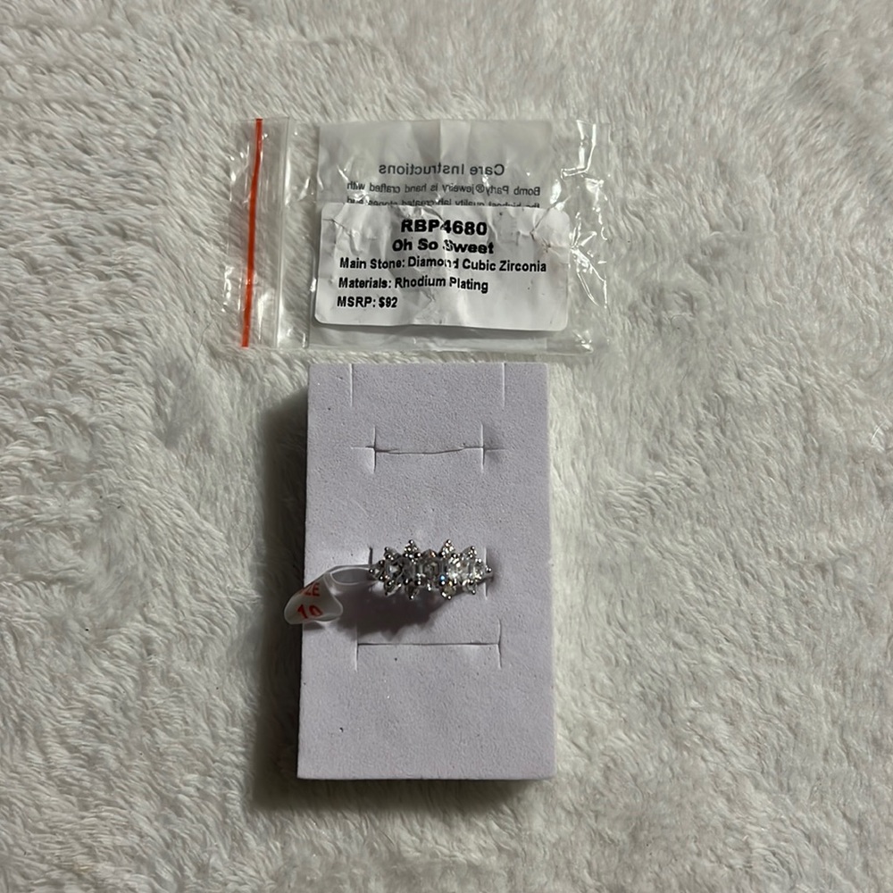 RBP Bomb Party Oh So Sweet Diamond Cubic Zirconia Ring